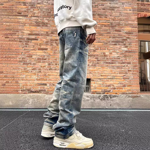 Washed Baggy Jeans