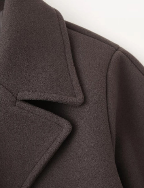 Elegant Double-Breasted Coat