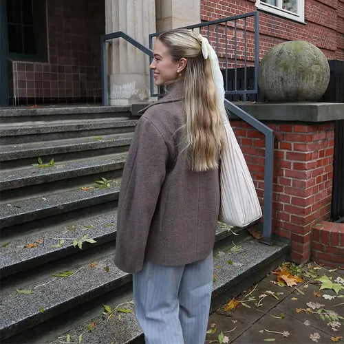 Elegant Double-Breasted Coat