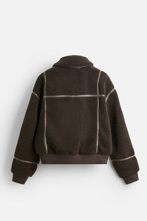 Fleece Jacket Brown