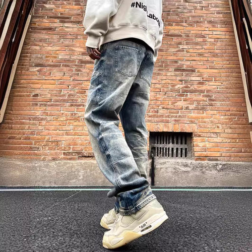Washed Baggy Jeans
