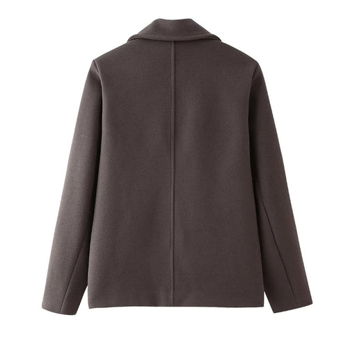 Elegant Double-Breasted Coat