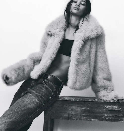 Luxury Faux Fur Jacket