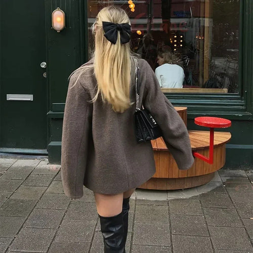 Elegant Double-Breasted Coat