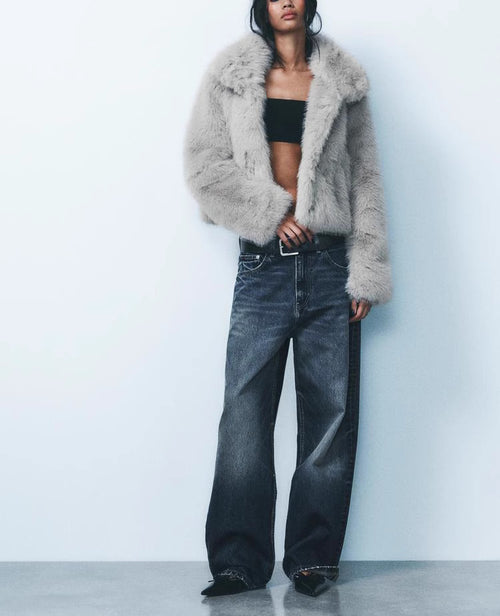 Luxury Faux Fur Jacket