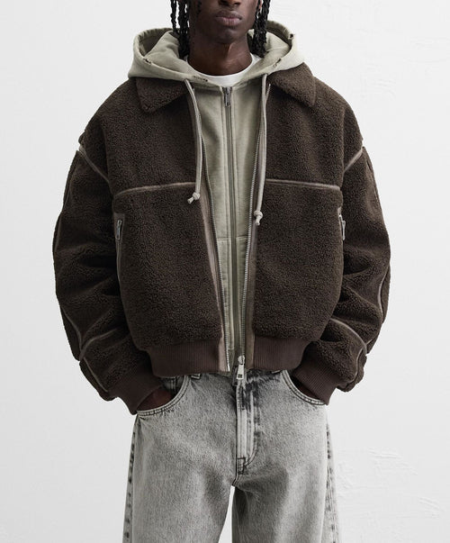 Fleece Jacket Brown
