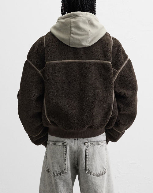 Fleece Jacket Brown
